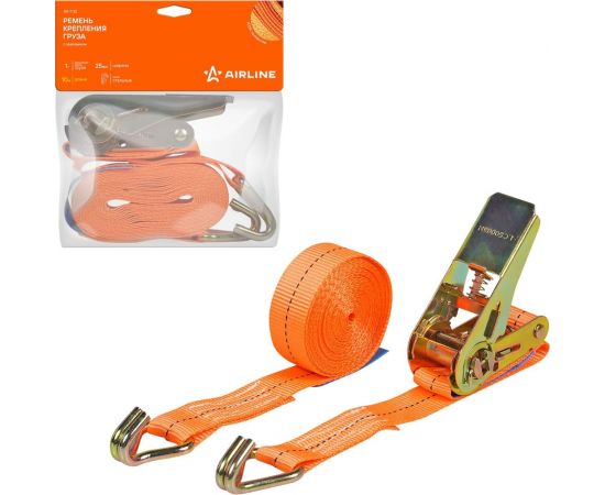 Ремень крепления груза с храповиком Airline 10 м, 1 т AS-T-22 