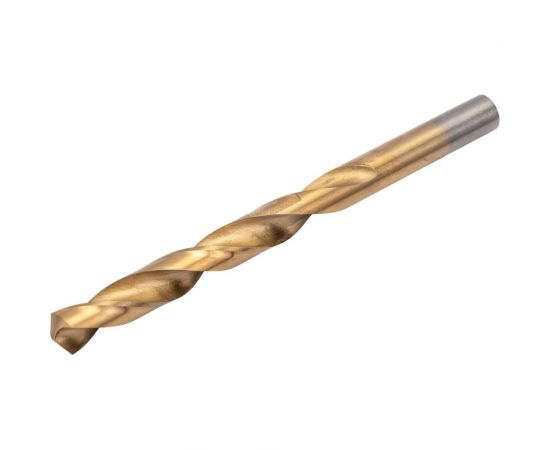 Сверло по металлу (5 шт; 10.5 мм; Р6М5; покрытие титан+кобальт) vertextools 666-10,5 