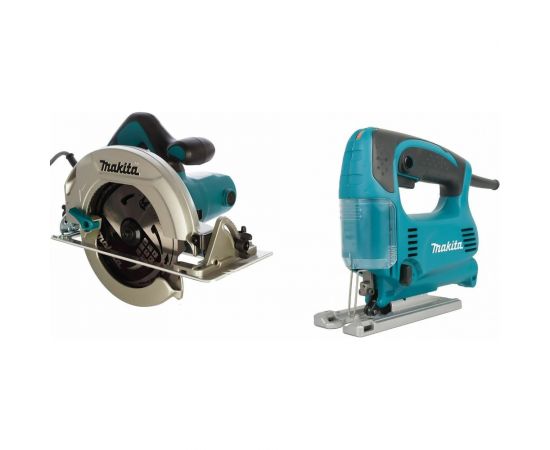 Набор электроинструментов Makita DK0167: лобзик 4329 + дисковая пила HS7601 