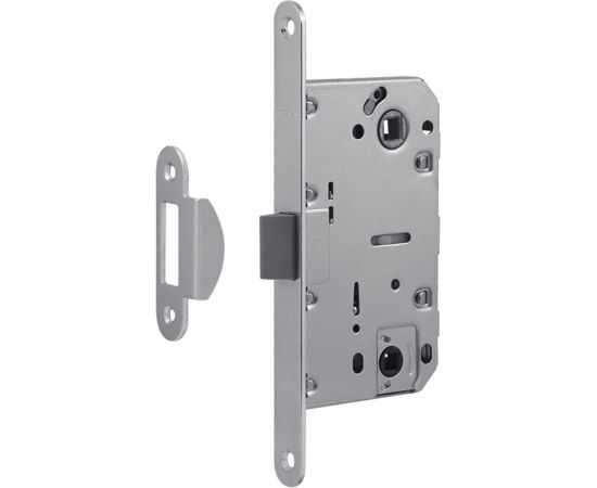 Врезная защелка с пластиковым язычком НОРА-М М13П-96 хром 15404 