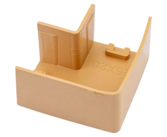 Поворот EKF Plast PROxima, 90 градусов, 25х25, 4 шт, под светлое дерево abl-25-25x4 – изображение 4