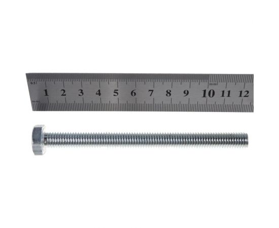 Болт с шестигранной головкой Крепежная техника полная резьба, DIN 933 558, 10х120, 15 шт. 493584 БК – изображение 2