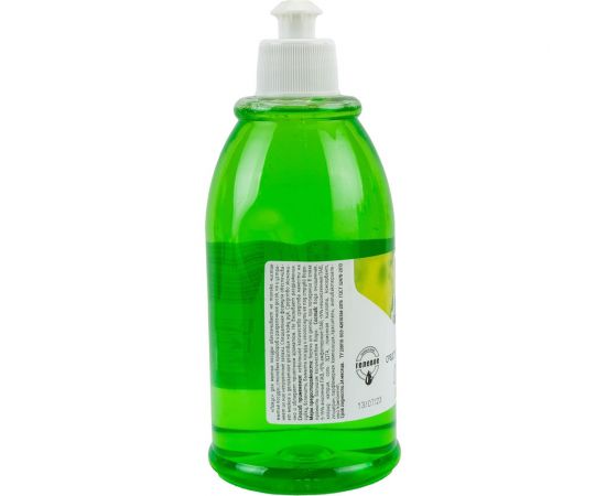 Моющее средство для посуды Жили-Мыли ""Локус"" аромат ""Лимон"", 0.5 л, флакон с пуш-пуллом 4623721540400 – изображение 4