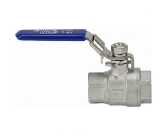 Шаровый кран DN.ru полнопроходной КШМП.316.230-h Ду15 Ру64 SS316 резьбовой с рукояткой D160-05341 – изображение 4