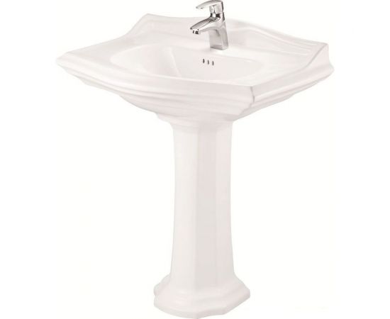 Раковина с пьедесталом Creo Ceramique DIJON 750x550x905 DI3000+DI3010 00014380 – изображение 3