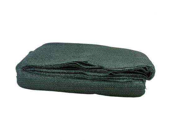 Сетка фасадная (2х10 м; темно-зеленая; затенение 80%) Мегапласт 1501 – изображение 2