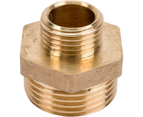 Переходной ниппель LD PRIDE 1 - 1/2 нар/нар латунь 549719 – изображение 4