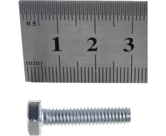 Болт с шестигранной головкой Метизный двор 6x25 DIN 933, 500 шт. 4607159064943 – изображение 2