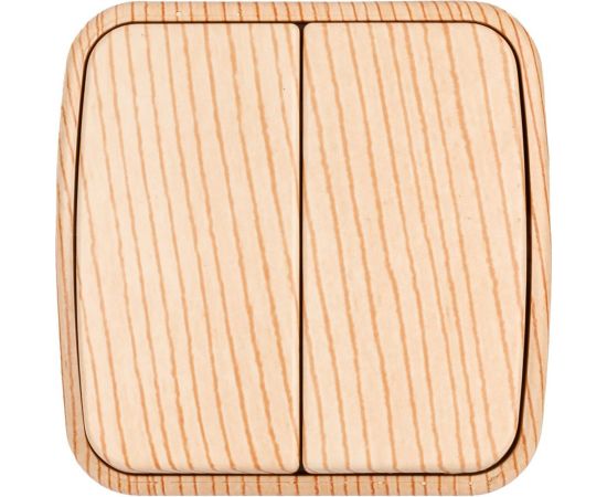 Выключатель TDM 2-кл. открытой установки IP20 10А, сосна ""Дача"" Народная SQ1824-0052 – изображение 5