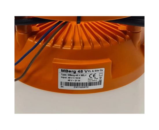 Светильник DVI led mberg 48v 19w оранжевый DVI-Mberg-48V-orange – изображение 3