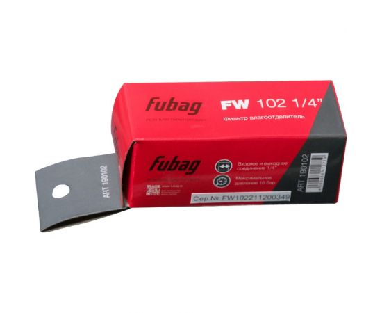 Фильтр влагоотделитель FW-102 1/4’’ FUBAG 190102 – изображение 2