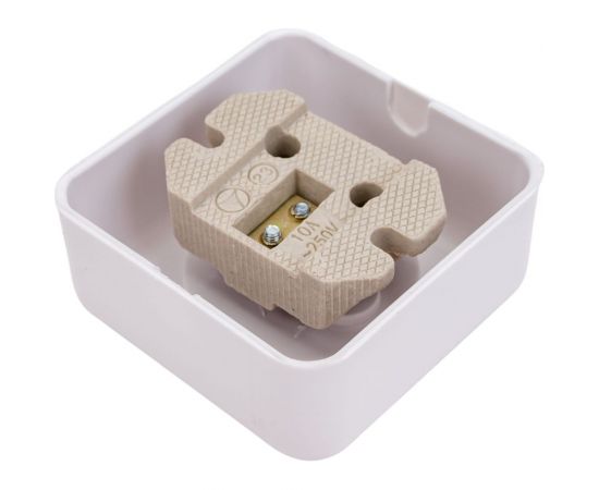 Розетка ООО Ливны-Электро РА 10-007 , белая РАф 25 – изображение 4