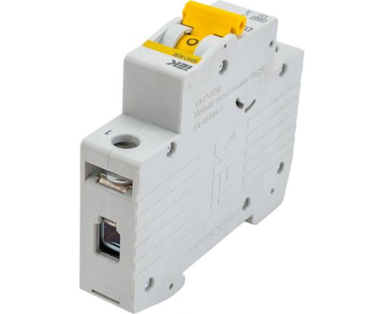 Автоматический выключатель IEK ВА47-60M 1Р 25А 6кА D MVA31-1-025-D – изображение 3