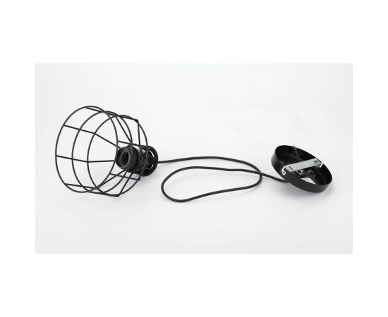 Металлический подвес ЭРА PL9 BK E27, max 60W, d160 мм, черный Б0037456 – изображение 9