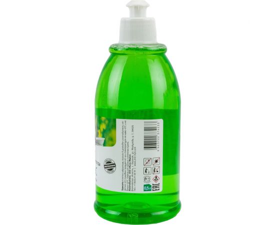 Моющее средство для посуды Жили-Мыли ""Локус"" аромат ""Лимон"", 0.5 л, флакон с пуш-пуллом 4623721540400 – изображение 3