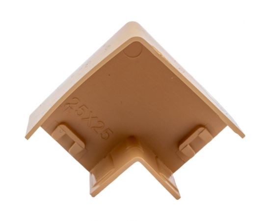 Поворот EKF Plast PROxima, 90 градусов, 25х25, 4 шт, под светлое дерево abl-25-25x4 – изображение 3