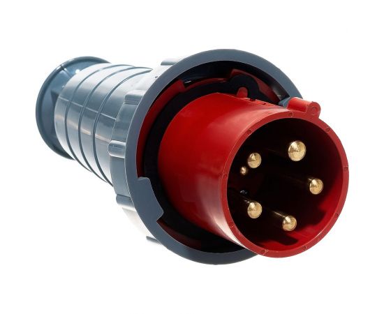 Электрическая кабельная вилка IEK 63А 3P+E+N 380В IP54 035 ИЭК PSR02-063-5 – изображение 2