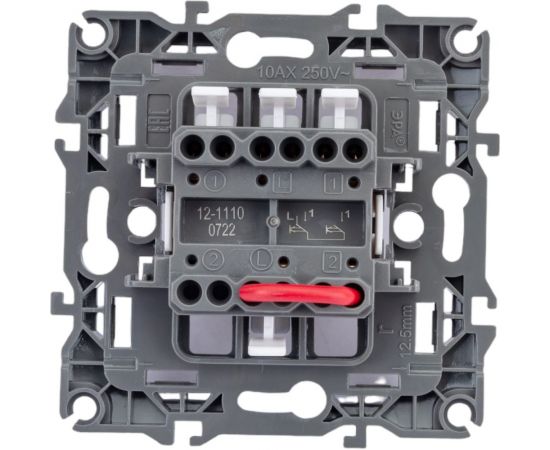 Кнопочный переключатель для жалюзи ЭРА 12111099 10АХ250В, 12, механизм, Б0047829 – изображение 2