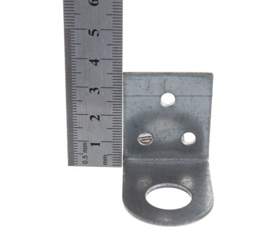 Угловая проушина СИБРТЕХ, 2 мм 70х30 мм цинк 46506 – изображение 3