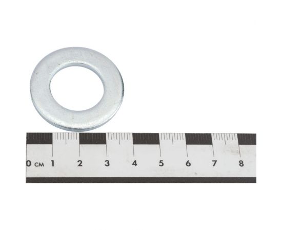 Плоская шайба МЕТАЛЛСЕРВИС М20 DIN 125, цинк, 30 шт. 1239369 – изображение 2