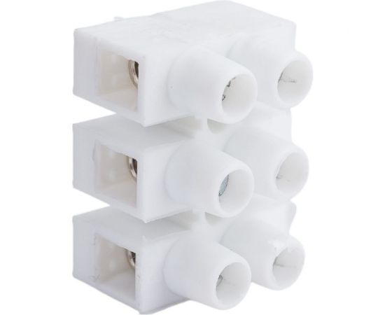 Клемник DKC Полипропилен белый, 3р, 85 град., 450V, 24А, 2,5м.кв. 1шт 43103PL Br – изображение 4