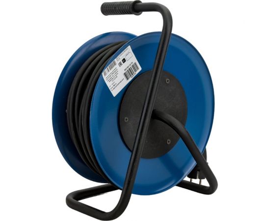 Силовой удлинитель TDM УХз16-004 металлическая катушка, А3, 4 места IP44/30м КГ 3х2,5 SQ1301-0170 – изображение 5