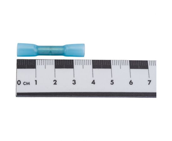 Термоусаживаемый соединитель BTI под опрессовку с клеем синий 1,5-2,5 мм.(100шт/упаковка) 87 1108 02 – изображение 4