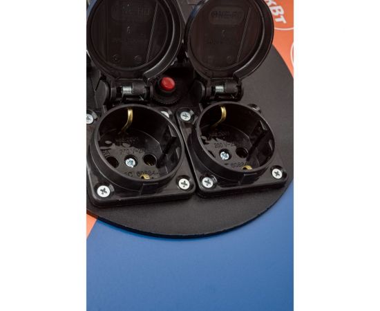 Силовой удлинитель TDM УХз16-004 металлическая катушка, А3, 4 места IP44/30м КГ 3х2,5 SQ1301-0170 – изображение 4