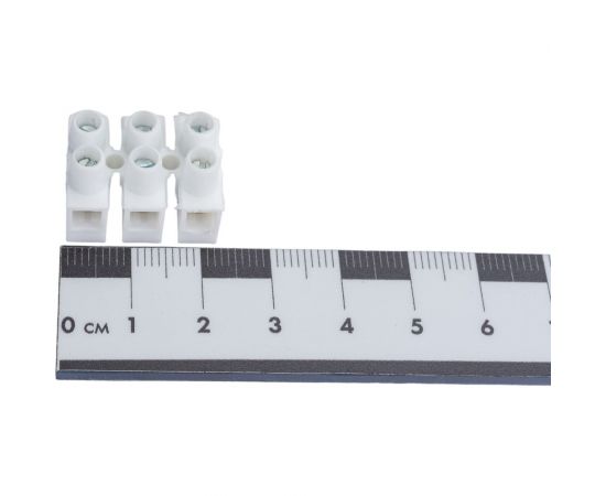 Клемник DKC Полипропилен белый, 3р, 85 град., 450V, 24А, 2,5м.кв. 1шт 43103PL Br – изображение 3