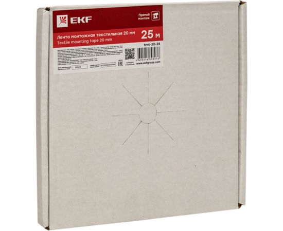 Монтажная текстильная лента EKF 20мм, 25м tmt-20-25 – изображение 3