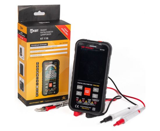 Цифровой мультиметр КВТ KT 116 PROLINE SMART 87248 – изображение 5