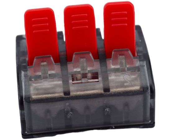 Клемма EKF СМК 221-413, 3 отверстия, 0.2-4.0мм2, 100шт, PROxima SQ plc-smk-221-413 – изображение 4