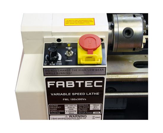 Токарный станок FABTEC FML 180x300Vs 64428 – изображение 3
