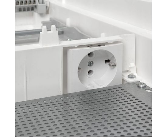 Основание комбинированного щита EKF Nova (2 DIN-рейки + 3 монт. платы) 5 габарит IP40 PROxima nv-cbase-2+3 – изображение 8