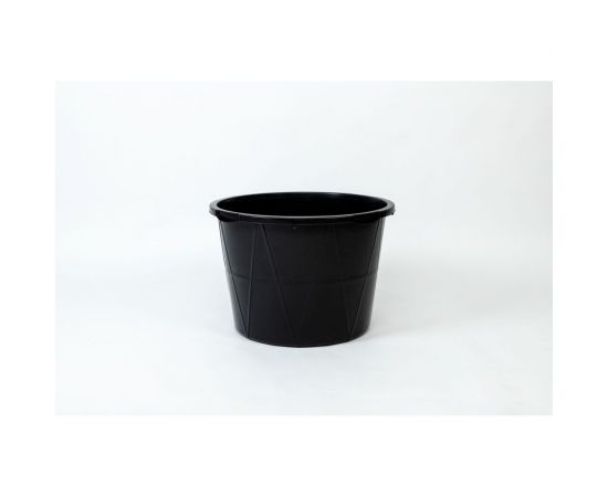 Круглый строительный таз ПАВЛОВСКАЯ Заря 80 литров, черный 757032 