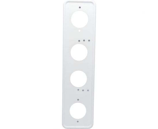 Рамка для номера SKYWAY металл, белая с порошковым покрытием, без надписи, под болт S04101007 