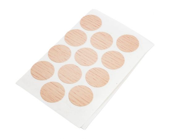 Заглушка Tech-Krep самоклейка 18 мм светлый дуб 24 шт. пакет 148108 