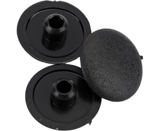 Заглушка Tech-Krep для шуруп-стяжек HEX 7 мм черная, 50 шт. пакет 148064 