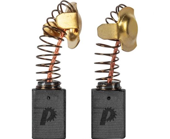 Щетка графитовая с пружиной 7x11x17 мм, 2 шт, автостоп, для HITACHI (аналог 999043) ПРАКТИКА 791-103 