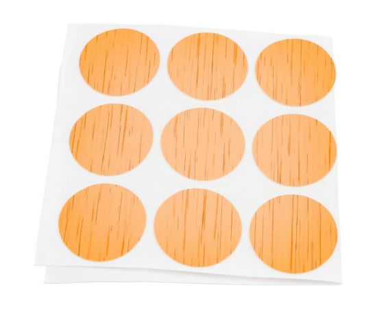 Заглушка Tech-Krep самоклейка 18 мм бук 24 шт. пакет 148100 