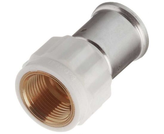 Муфта HENCO ВР, ПВДФ пресс, белая, 26x3/4"" 18PKW-2605 