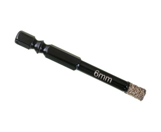 Коронка алмазная по керамограниту 6 мм PROFI 1/4 SKRAB 31106 