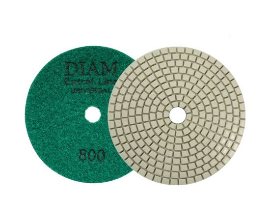 Круг алмазный гибкий шлифовальный Extra Line Universal №800 (100х2.5 мм; сухая/мокрая) DIAM 000676 