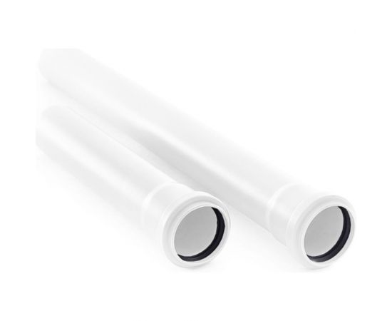 Труба RTP ПП, Д 32 мм, толщина стенки 1,8 мм, белый, L 1500 мм 27521 
