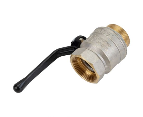 Шаровой кран LD Pride латунь никель Ду50 Ру25 ВР/НР 007-8004 – изображение 4