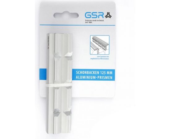 Губки для тисков Al призма с магнитом 2 шт, 125 мм GSR B00909125 – изображение 2