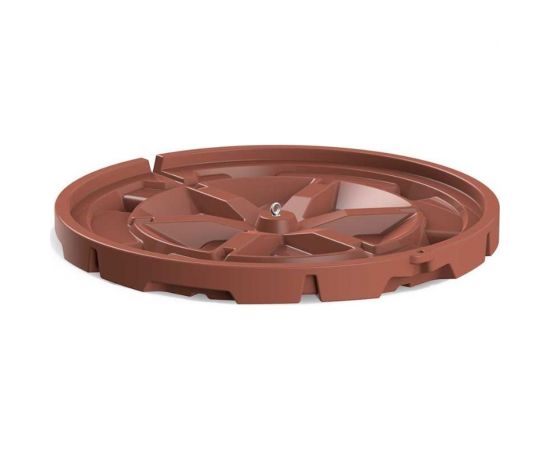 Крышка колодца POLIMER GROUP Роса - 2 цвет коричневый DK2S11 – изображение 3
