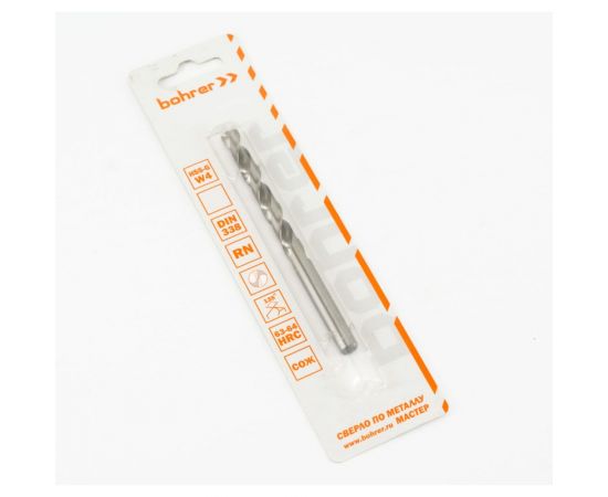 Сверло по металлу серия Мастер (1 шт, 4 мм, HSS-G, DIN 338 RN) BOHRER 31520040 – изображение 2