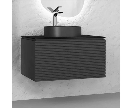 Тумба Jorno Stone 80 подвесная, антрацит Stn.01.80/P/A/JR – изображение 4