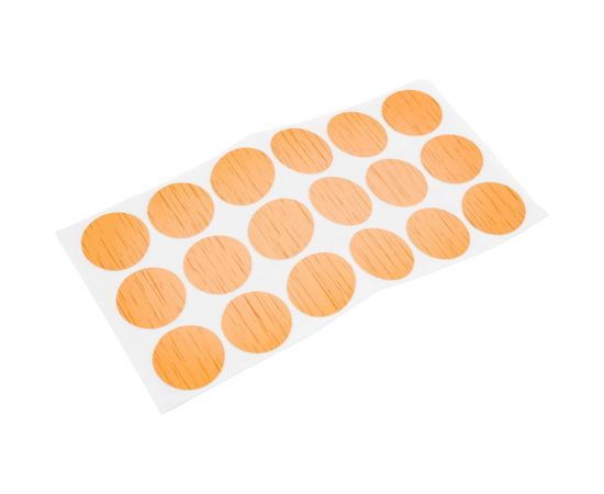 Заглушка Tech-Krep самоклейка 18 мм бук 24 шт. пакет 148100 – изображение 2